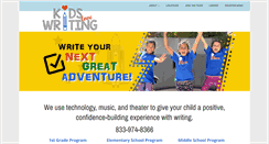 Desktop Screenshot of kidslovewriting.org